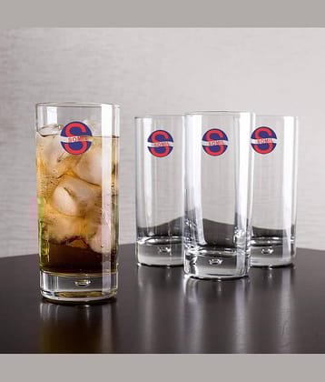 Somil Somil Drinking Glass Glass Glasses Set 300 ml ( Pack of 4 )