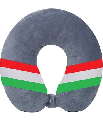 JUZZII Grey Neck Pillow ( Pack of 1 )