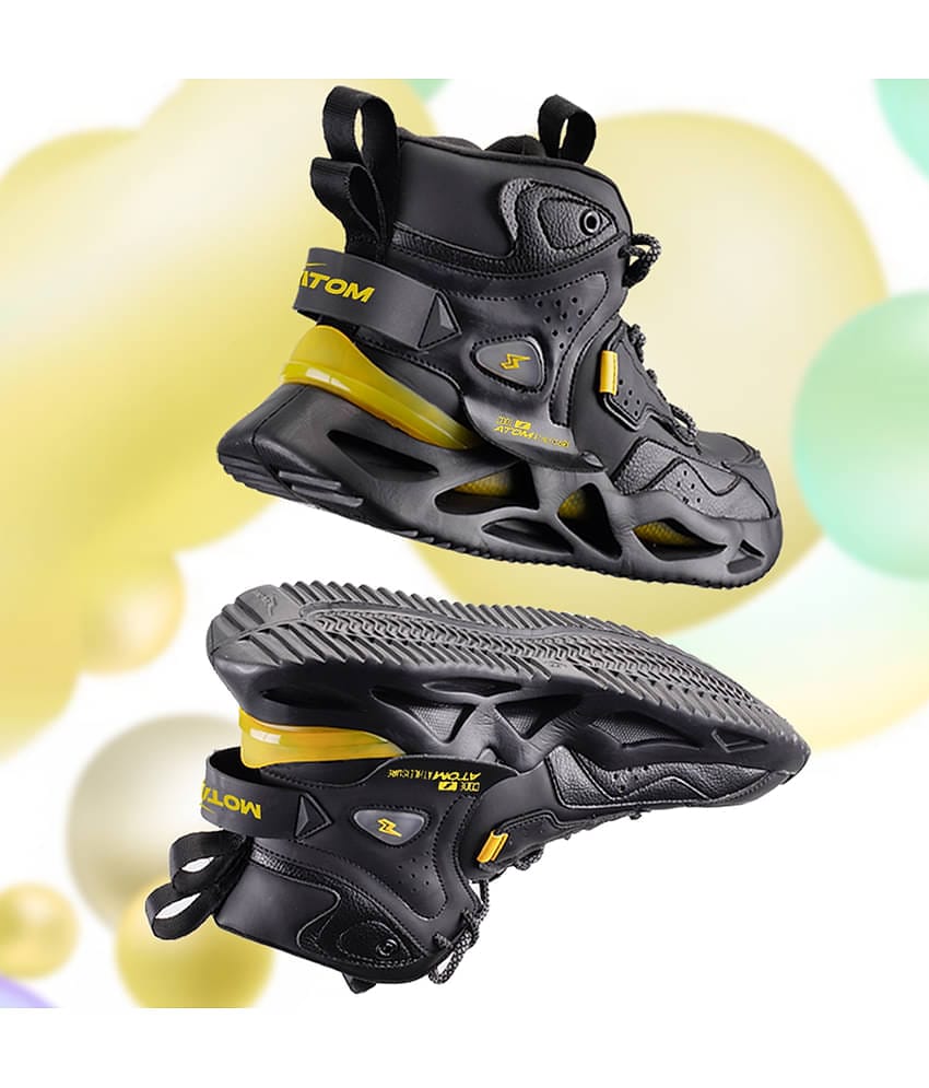 ATOM Chroma Kick Black Men's Sneakers