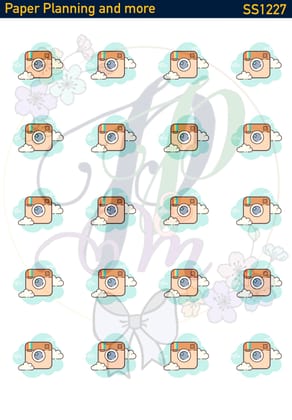 Social Media Sticker Sheet-Glossy