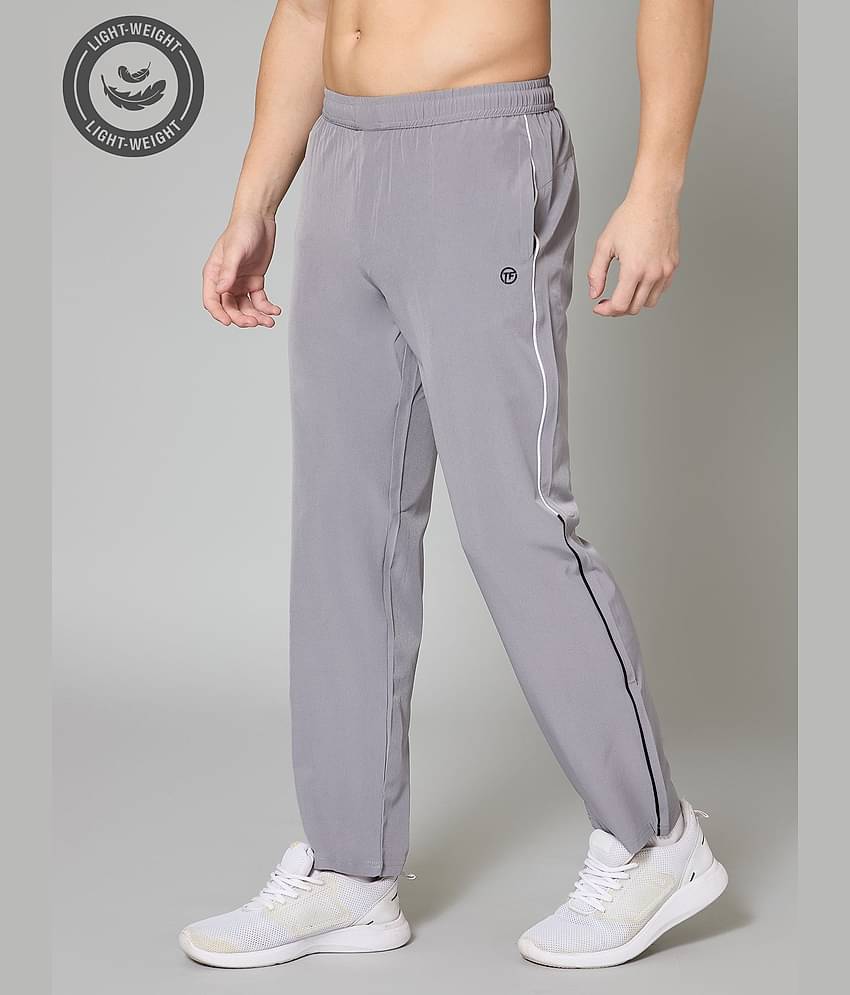 Turnfit Grey Polyester Men's Sports Trackpants ( Pack of 1 )