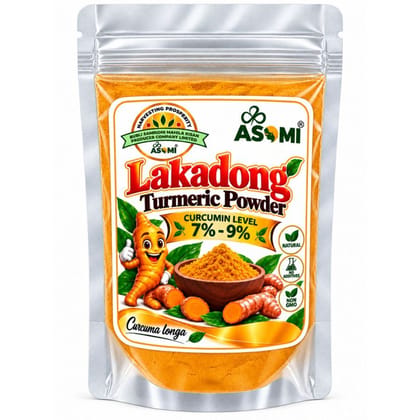 Lakadong Turmeric Powder | Natural | High Curcumin Level | 225 grams  - 225 gm
