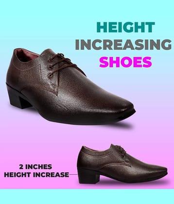 BXXY Brown Mens Derby Formal Shoes - None