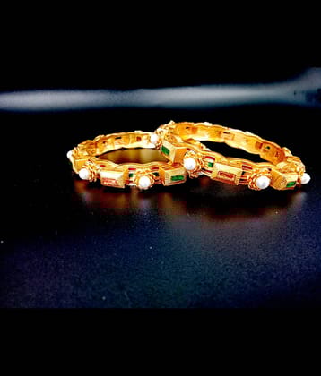 shankhraj mall Traditional Gold Plated Designer Bangles Jewellery For Women / Girls-100347