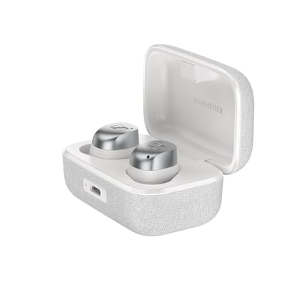 Sennheiser Momentum 4 True Wireless in Ear erabuds with BT v5.4 - (White Silver)