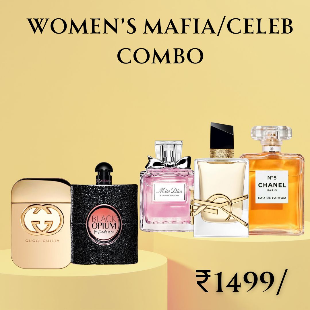 Women’s Mafia/Celeb Combo  25ml X 5 Perfumes