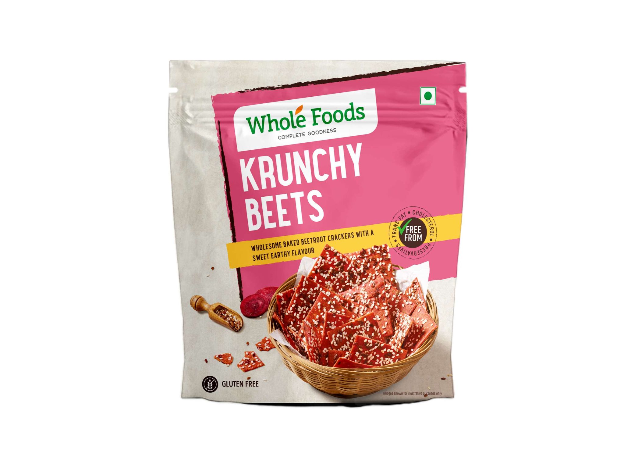 Whole Foods Gluten Free | Krunchy Beetroot Cracker | 80G