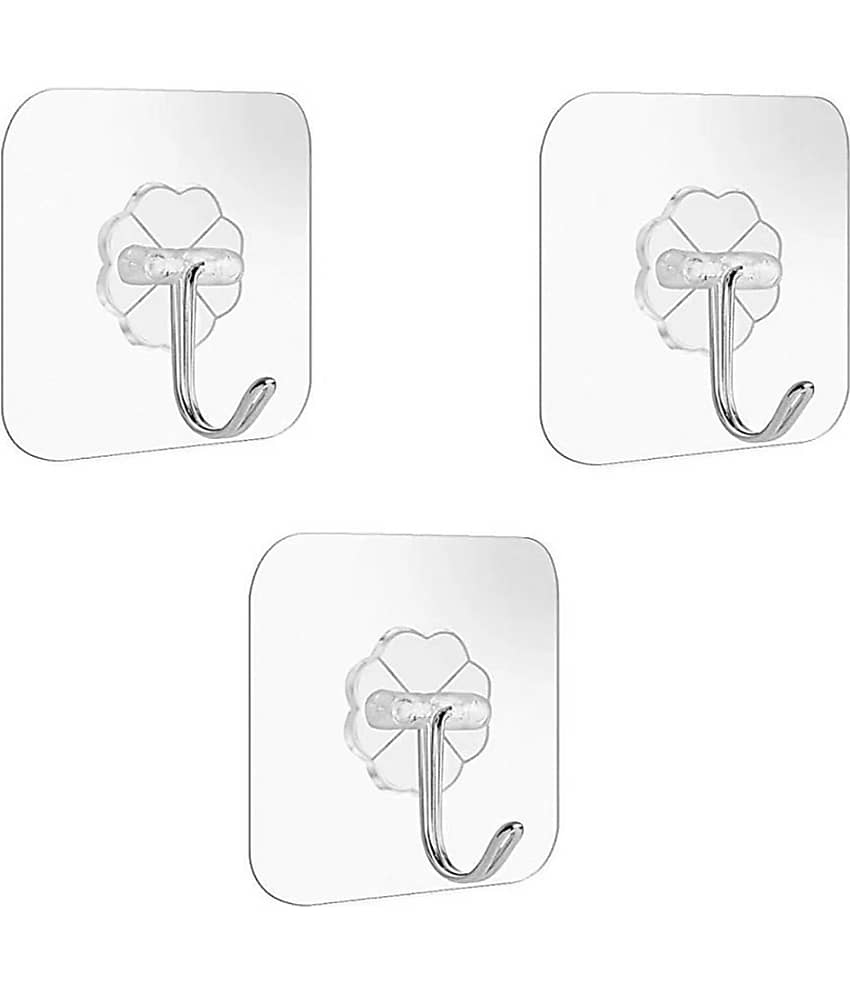 Wall Self Adhesive Hook for Kitchen and Bathroom ( Pack of 3 )