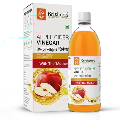 Krishna's Herbal & Ayurveda Apple Cider Vinegar  500 ml  Pack of 1