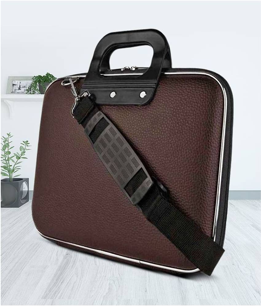 Universal Traveller Brown P.U. Office Bag