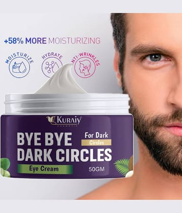 KURAIY Pure Under Eye Cream Enriched with Natural Oils to Remove Dark Circles & Wrinkles