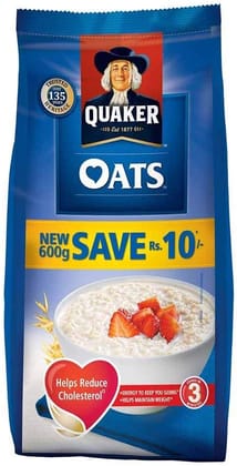 Quaker Oats, 600 gm - Quaker Oats, 600 gm Quaker Oats, 600 gm - Quaker Oats, 600 gm