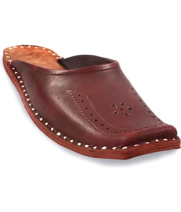 Anjaneya Creations Brown Men's Mule