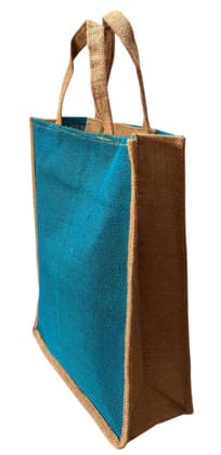 Maatru Jute Hand Bag-Blue Maatru Jute Hand Bag-Blue
