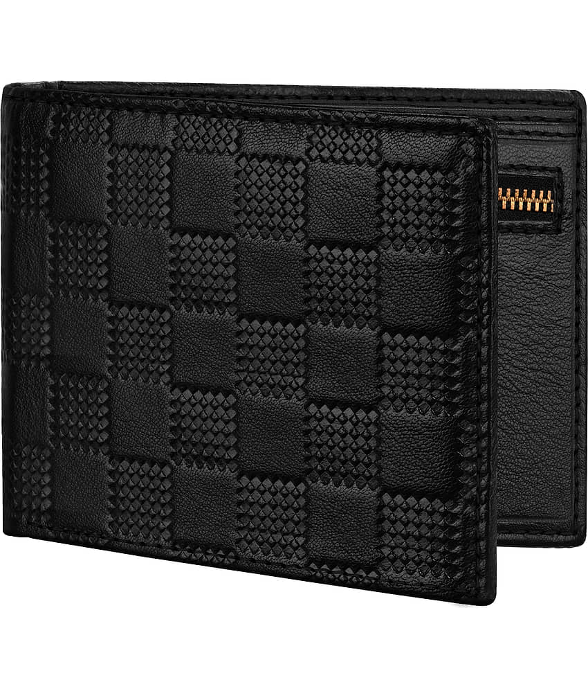 Lorenz Tan 100% Leather Men's RFID Wallet ( Pack of 1 )