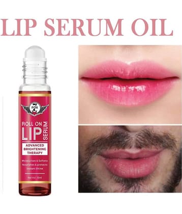7 FOX Advanced Brightning Lip Serum, Roll On For Glossy & Shiny Lips with Moisturizing & Nourishing Face Serum 10 mL