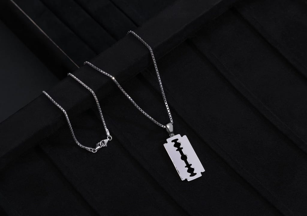 Razor Blade Pendant