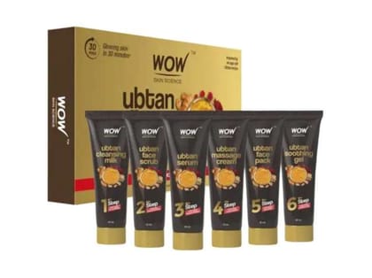 WOW Ubtan Radiance Facial Kit For De-tanned & Smooth Radiance
