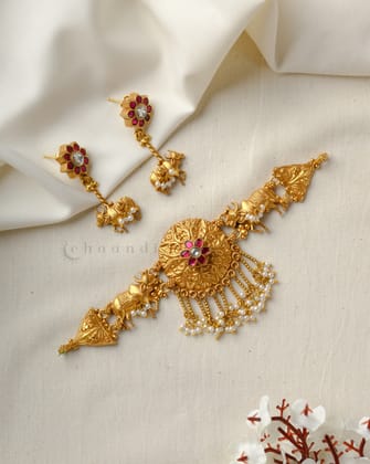 Gold Polish Silver Chokers CHN1653