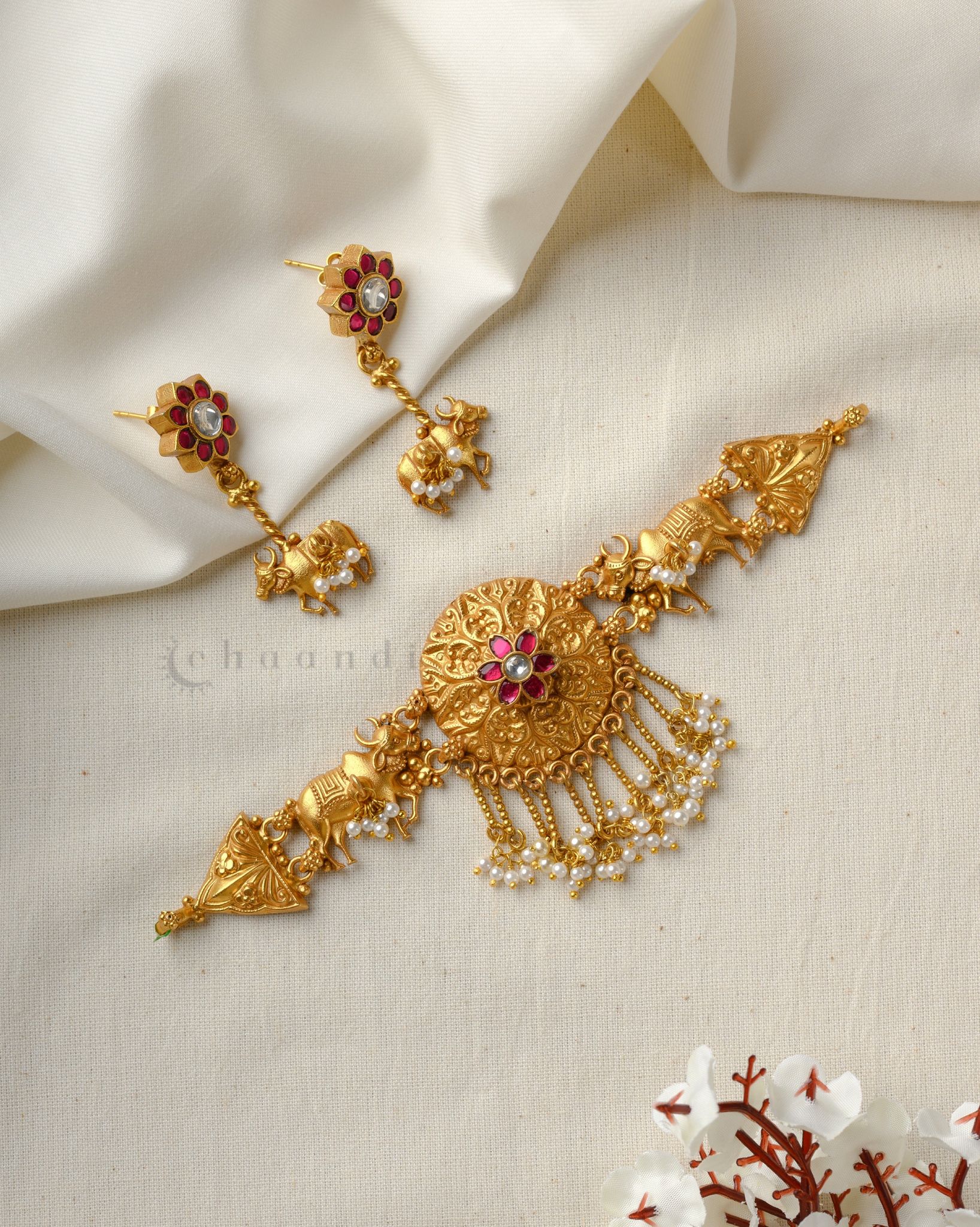 Gold Polish Silver Chokers CHN1653