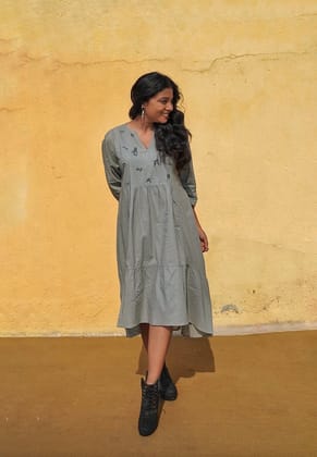CurveFlair Chic: Summer Ready in our  Cotton Dress for Curvy Sizes