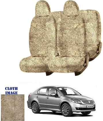 Maruti Swift Dzire Beige 5 Seater Car Seat Cover