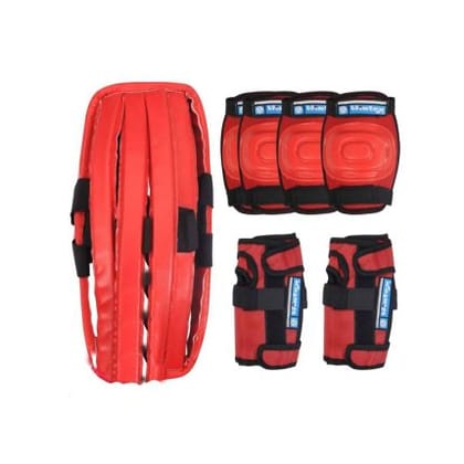 Wintex 7 Pcs Set Large Size Skating Kit Red