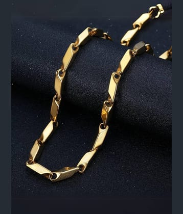 Style Wind Gold Plated Stainless Steel Chain ( Pack of 1 )