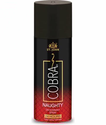ST.JOHN Cobra Naughty Deodorant Spray for Men 150ml - Pack of 1
