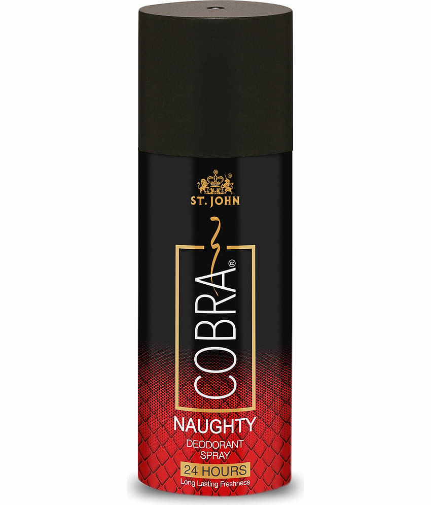 ST.JOHN Cobra Naughty Deodorant Spray for Men 150ml - Pack of 1