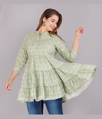 JC4U Women's Cotton A-Line Top ( Pink )