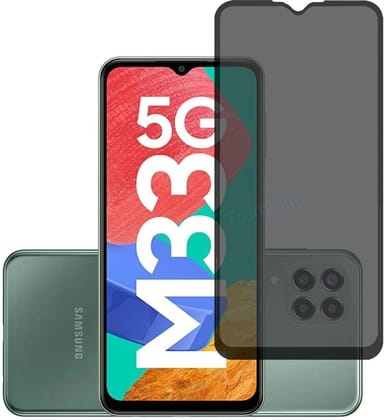 PLUGTECH Advanced Tempered Glass With Anti-Explosion 9H Hardness Edge-To-Edge Coverage Screen Guard for SAMSUNG M33