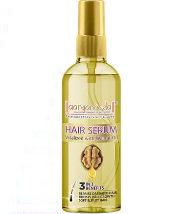 Aaryanveda Vitalized Hair Serum with Walnut Oil for Nourishing & Frizz Control ,100 ml (Pack of 1)