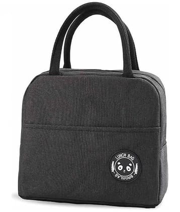 Sb Grand Black Lunch Bag ( 1 Pc ) - Black