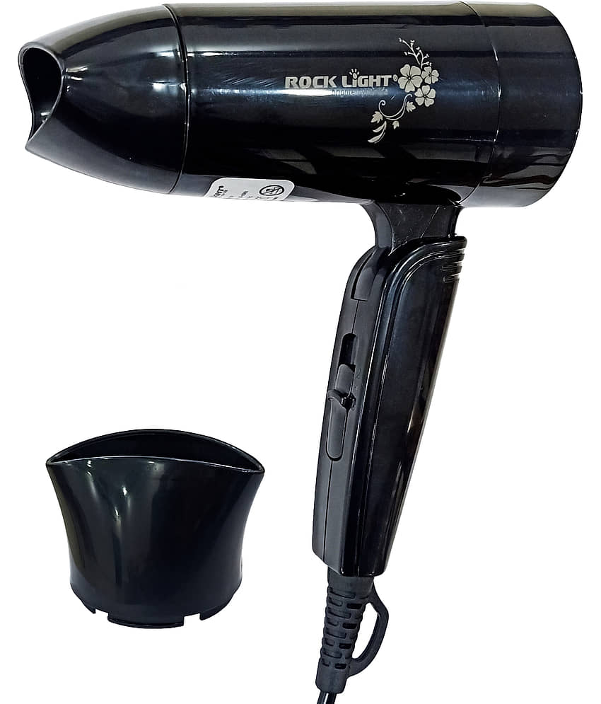 Rock Light Foldable 1800W Hair Dryer ( Black )
