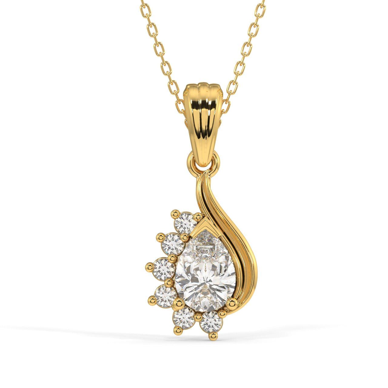 Bella Pendant Necklace YELLOW GOLD