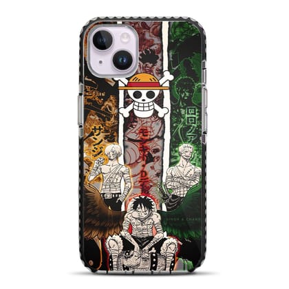 Luffy Sanji Zoro One Piece Anime iPhone 14 Plus Stride Phone Case-Stride