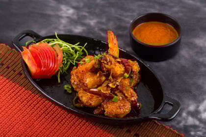 Chilly Garlic Prawns