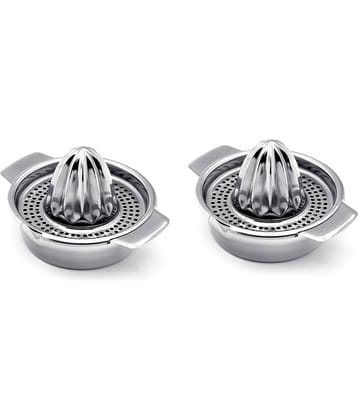 Dynore - Stainless Steel Silver Squeezer ( Pack of 2 )