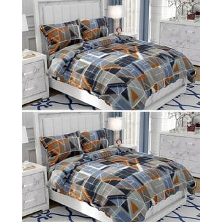 BEDZY Polar Fleece Winter Warm Double Bedsheet | Set of 2 Bedsheets