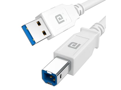 Portronics Printlink 1.5 - USB A To USB B For Printer 1.5M Cable