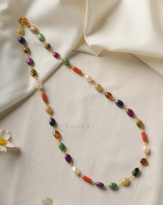 Gold Polish Silver Necklace CHN1551