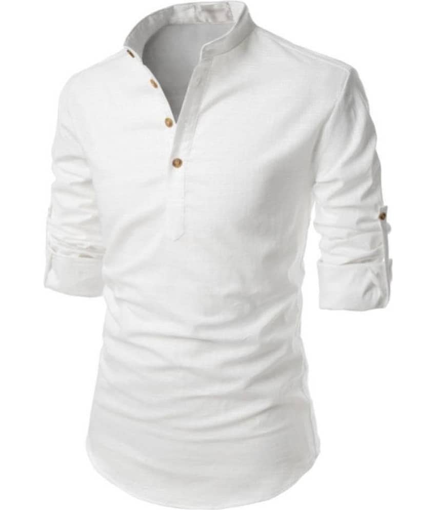 Gupta Sons White Cotton Kurta