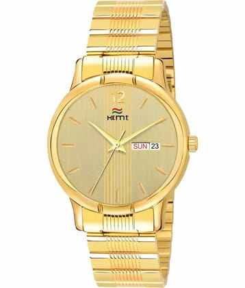 Hemt Gold Stainless Steel Analog Men's Watch