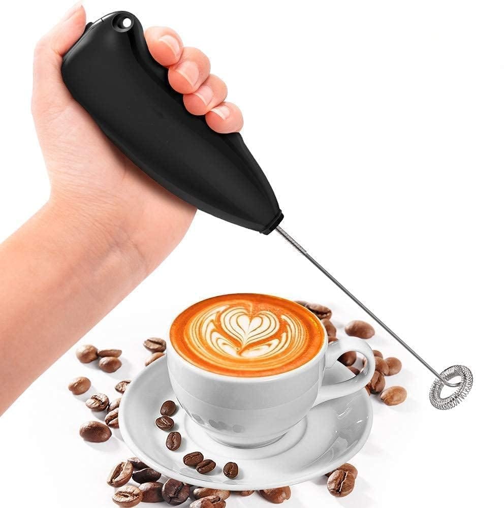 Coffee Beater Hand Blender for Home, Milk foamer Mixer Battery Operated Maker Machine Pack of 1 (Battery not Included) (Multicolour)