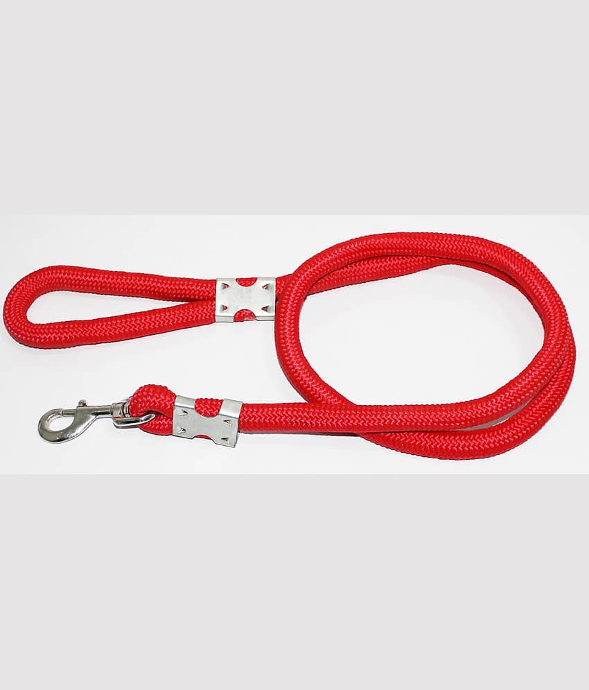Petshop7 Premium Quality Strong & Durable Dog Leash Red Rope 18mm Length - 58inch