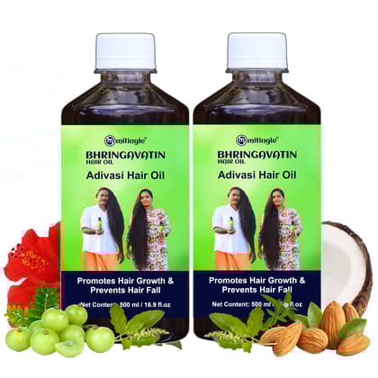 Adivasi Mitingle Bhringavatin Hair Oil | Adivasi Hair Oil, 1000ml