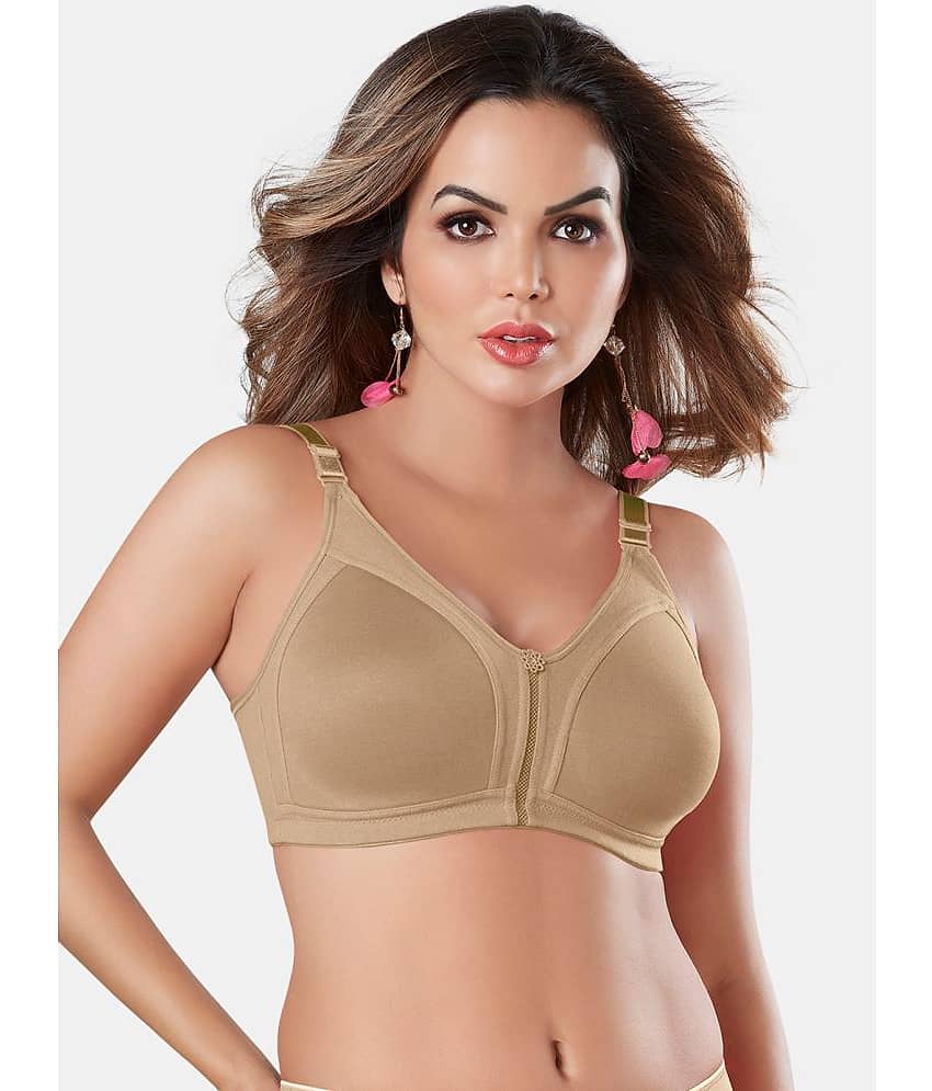 Sonari Cotton Non Padded Women's Minimizer Bra ( Grey Melange ) noodlegrey