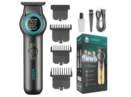 VGR V-990 Professional salon professionals and personal grooming at home Hair Trimmer for Men's - Black