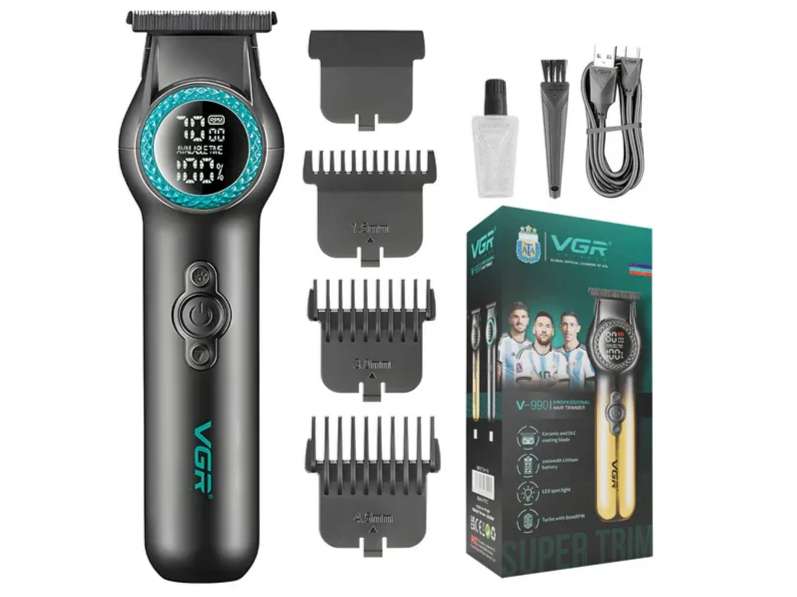VGR V-990 Professional salon professionals and personal grooming at home Hair Trimmer for Men's - Black